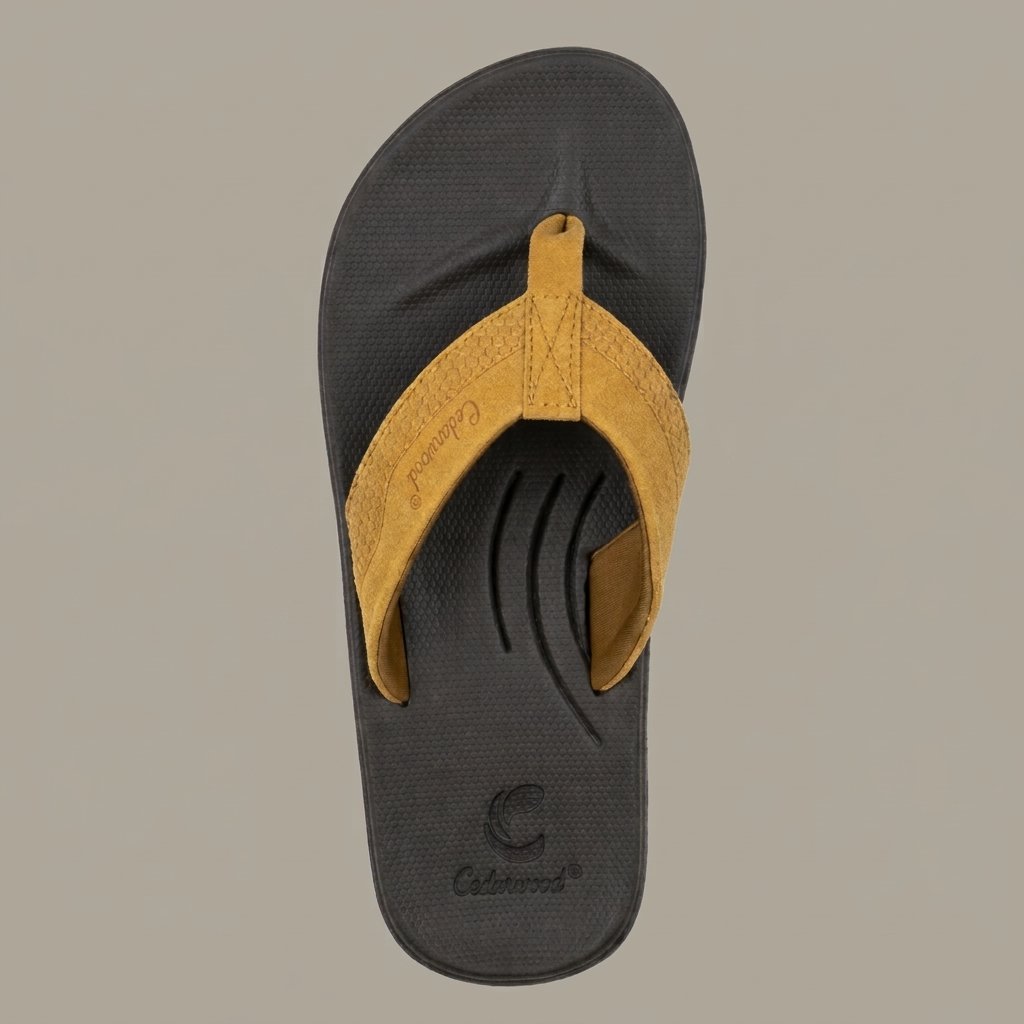 Cedarwood Arch-Support Flip-Flops