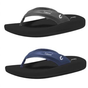 Cedarwood Men’s Thick-Sole Ergonomic Flip-Flops
