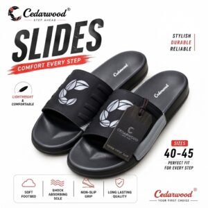Cedarwood Signature 'Comfort Every Step' Men's Sport Slides